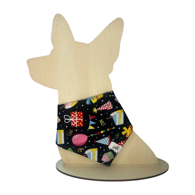 PAWTY TIME TIE-ON BANDANA