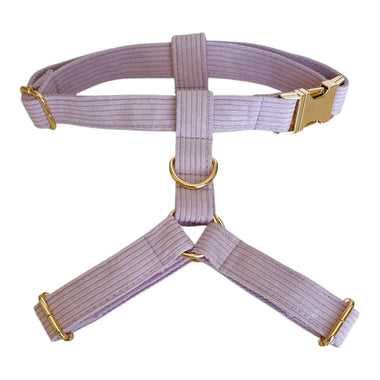 Lilac Velvet Corduroy Harness