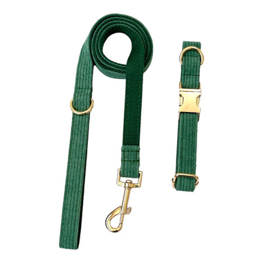 Forest Green Velvet Corduroy Set