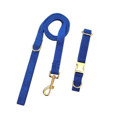 Royal Blue Velvet Corduroy Set