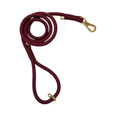Burgundy Rope Leash