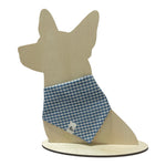DAISY BLUE TIE-ON BANDANA