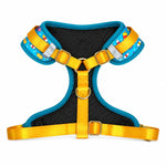 Cream fashion print dog harness, view 4