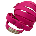 Hands Free PVC Leash and Dispenser Hot Pink