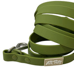 Hands Free PVC Leash and Dispenser Olive