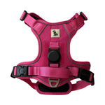 Tactical AirTag Dog Harness - Hot Pink