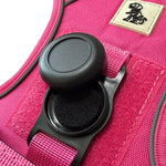 Tactical AirTag Dog Harness - Hot Pink