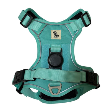 Tactical AirTag Dog Harness - Teal