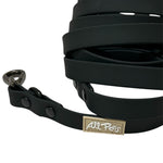 Black Hands Free PVC Leash and Dispenser