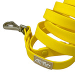 Yellow Hands Free PVC Leash and Dispenser