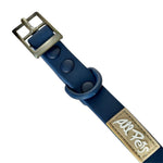 PVC Collar Navy Blue