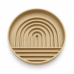 Sand rainbow slow feeder dog bowl, view 12