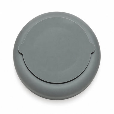 Charcoal rainbow slow feeder dog bowl, detail view