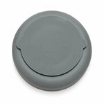 Charcoal rainbow slow feeder dog bowl, detail view