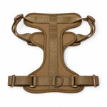 Brown soft padded dog harness, view 3