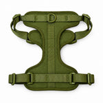 Olive soft padded dog harness, view 3